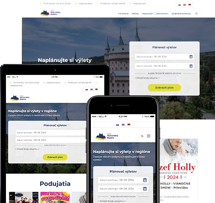 Ukážka projektu Bojnice.eu