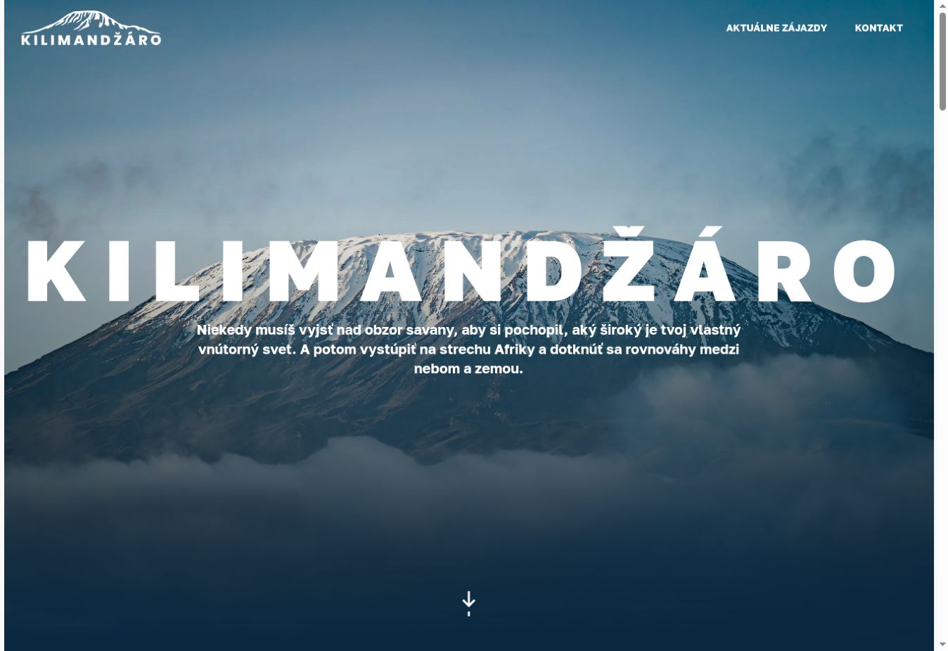 Ukážka projektu Kilimanjaro.sk