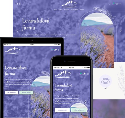 Ukážka projektu Levanduľový raj